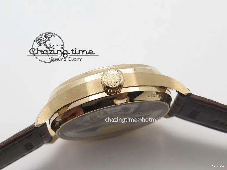 MIROTIME 0331 Portuguese Real PR IW500127 RG ZF 1:1 Best Edition Grey Red Dial On Brown Leather Strap A52010 V AllSeason 7331